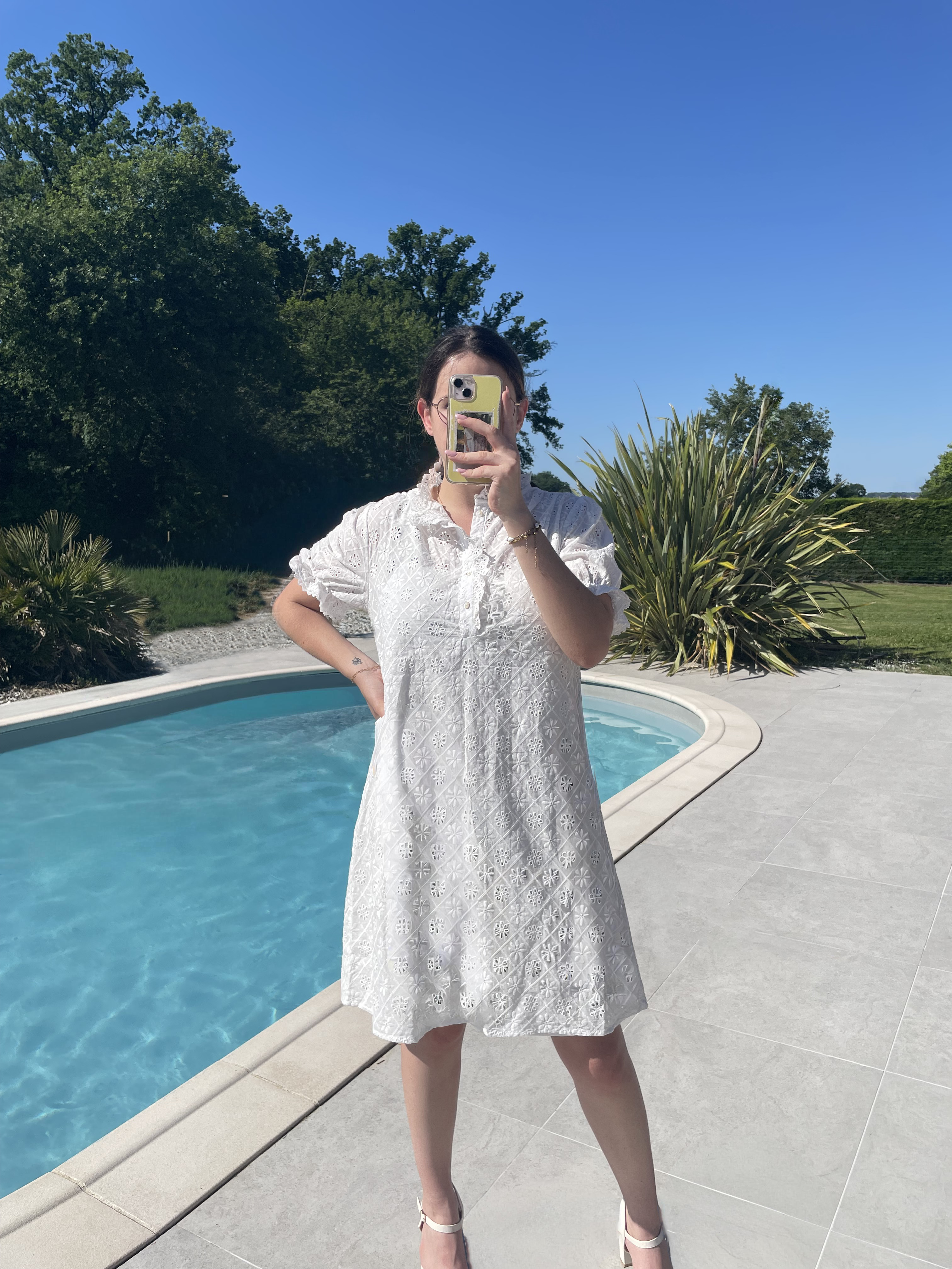Robe broderie anglaise
