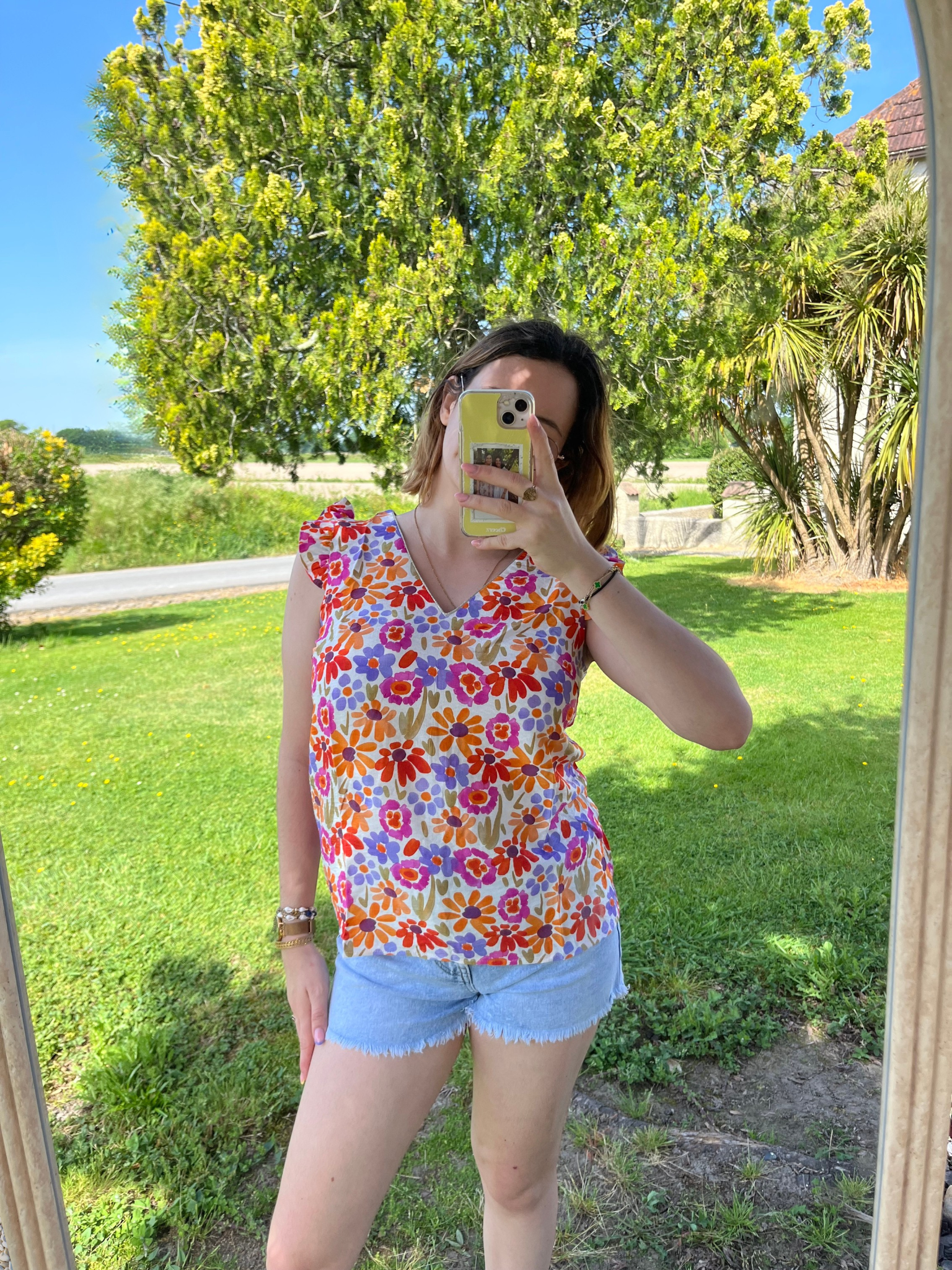 T-shirt bouquet d'été