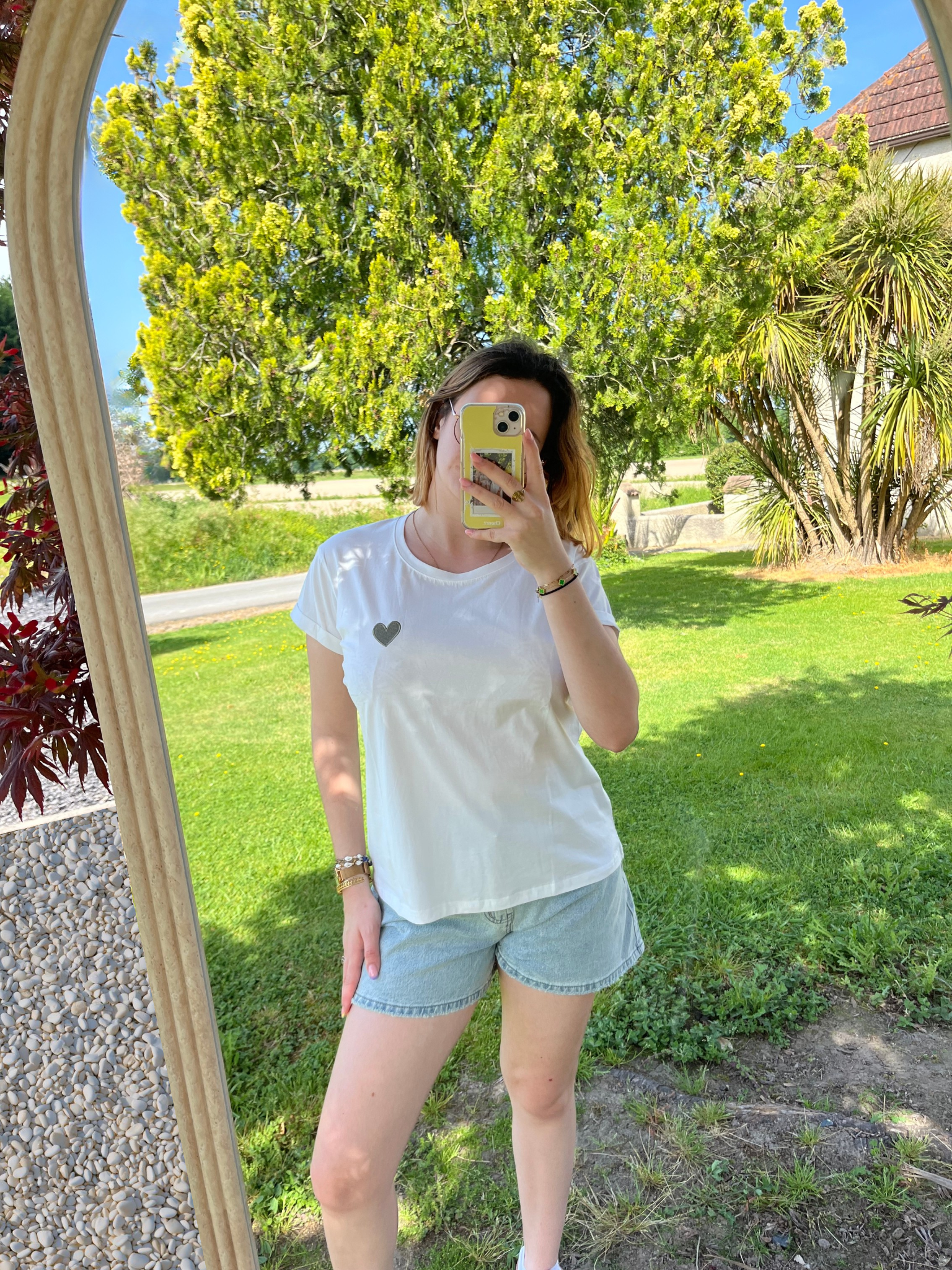 T-shirt cœur de nacre