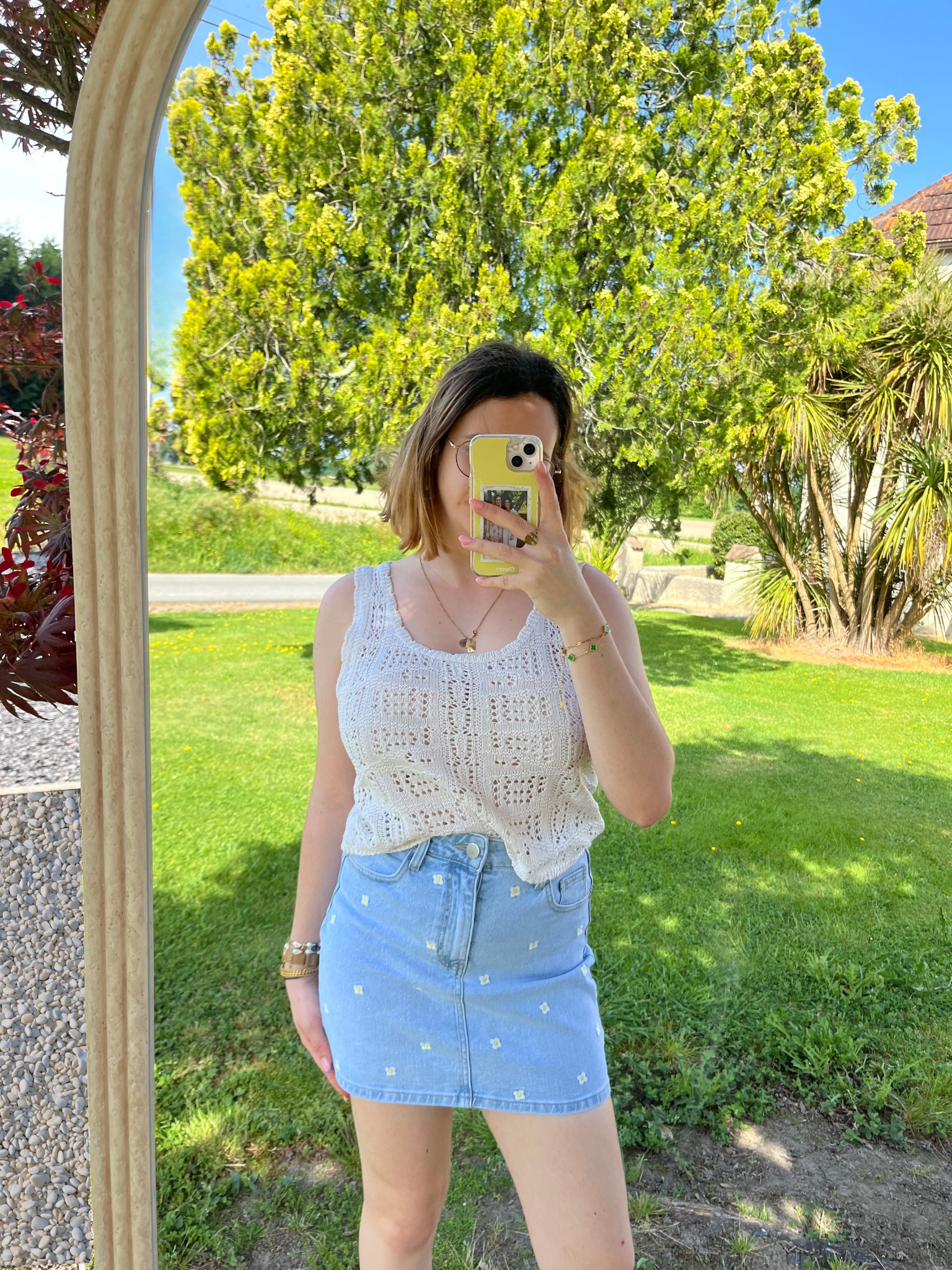 jupe fleur