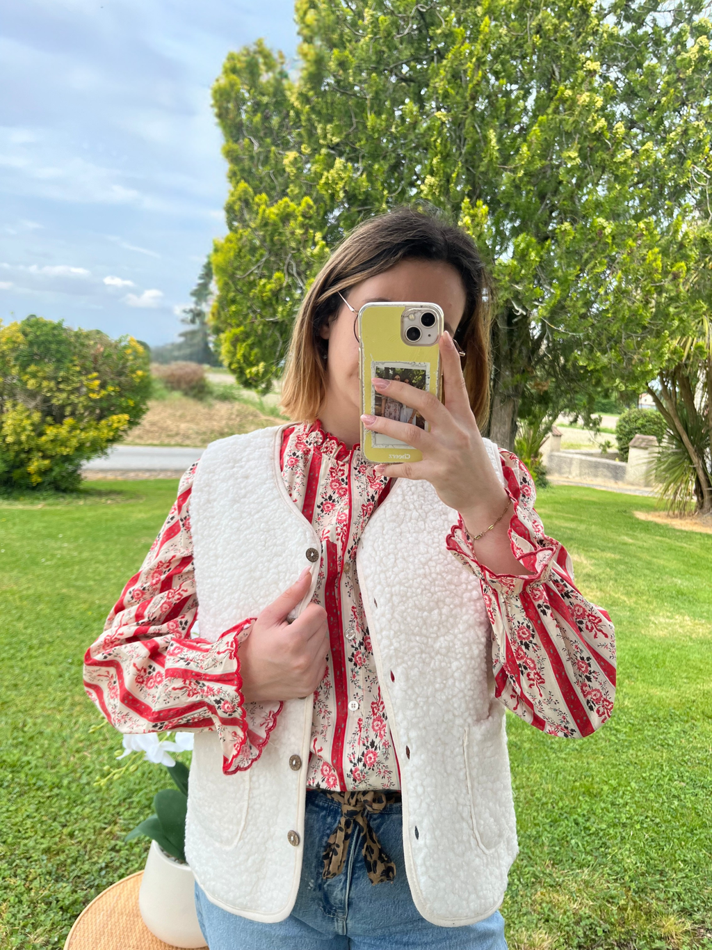 Pull sans manches douceur