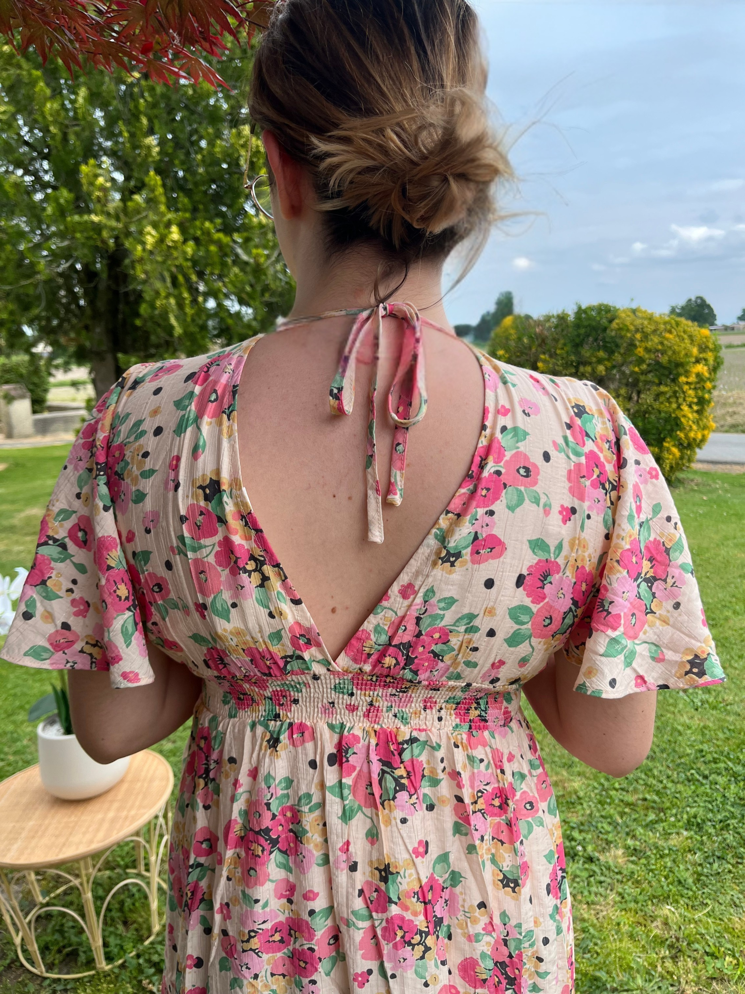 Robe rosée légère