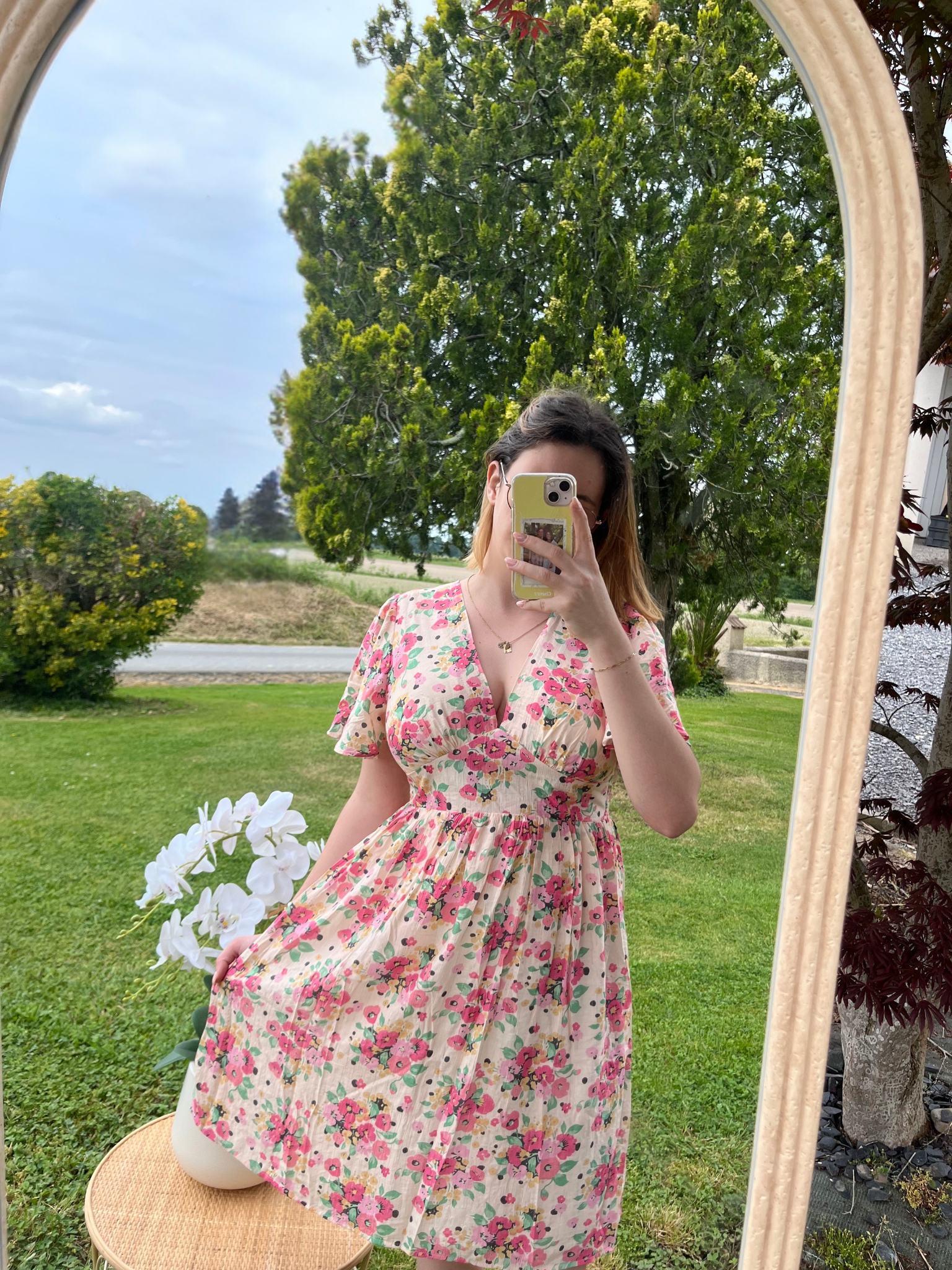 Robe rosée légère