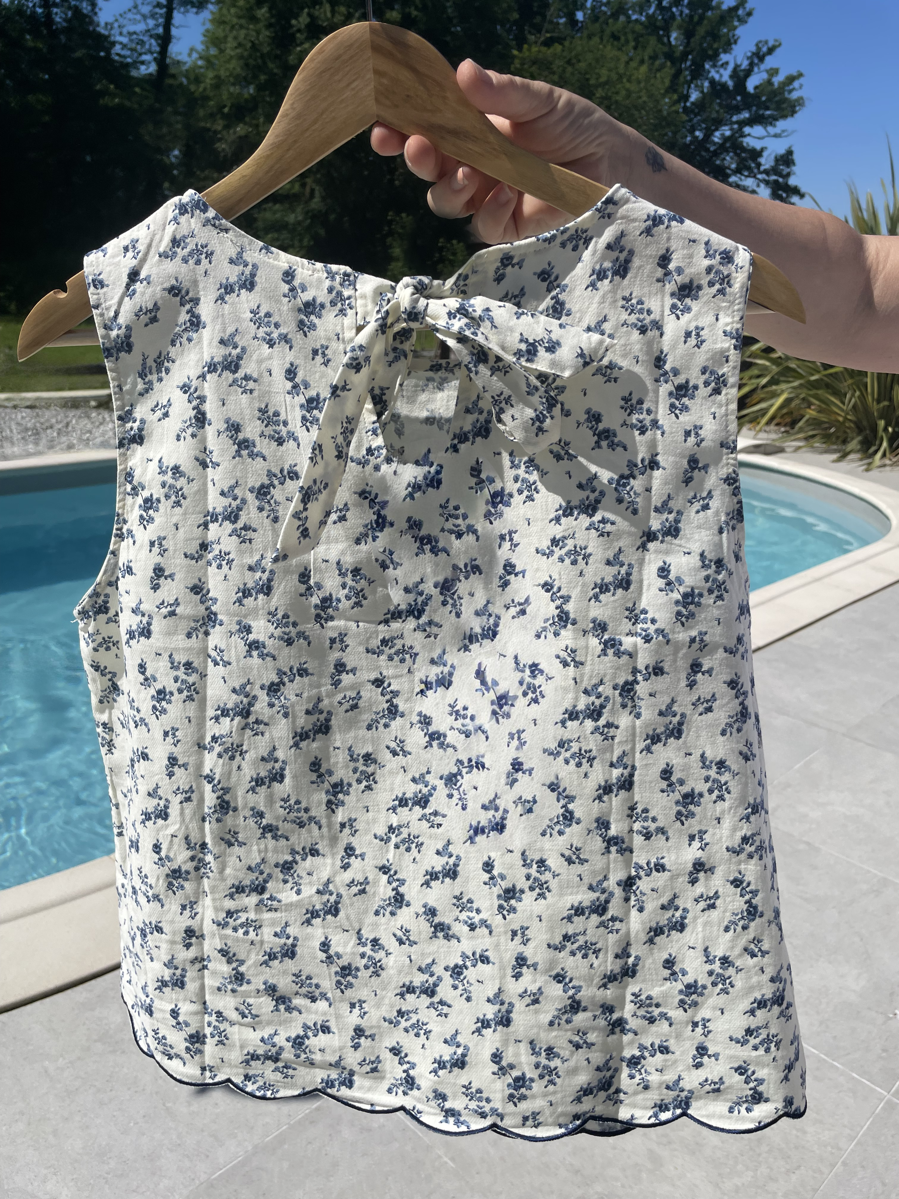 Top fleuri