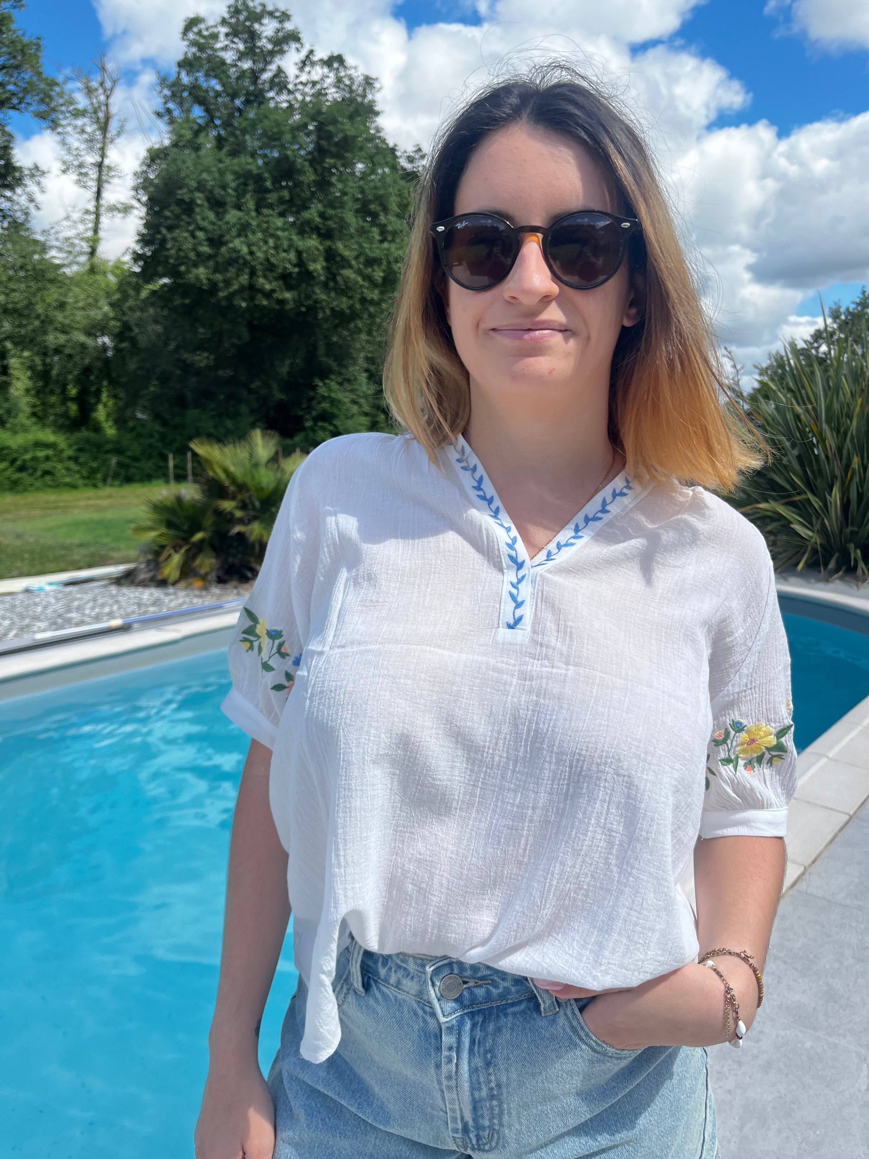 T-shirt brodé
