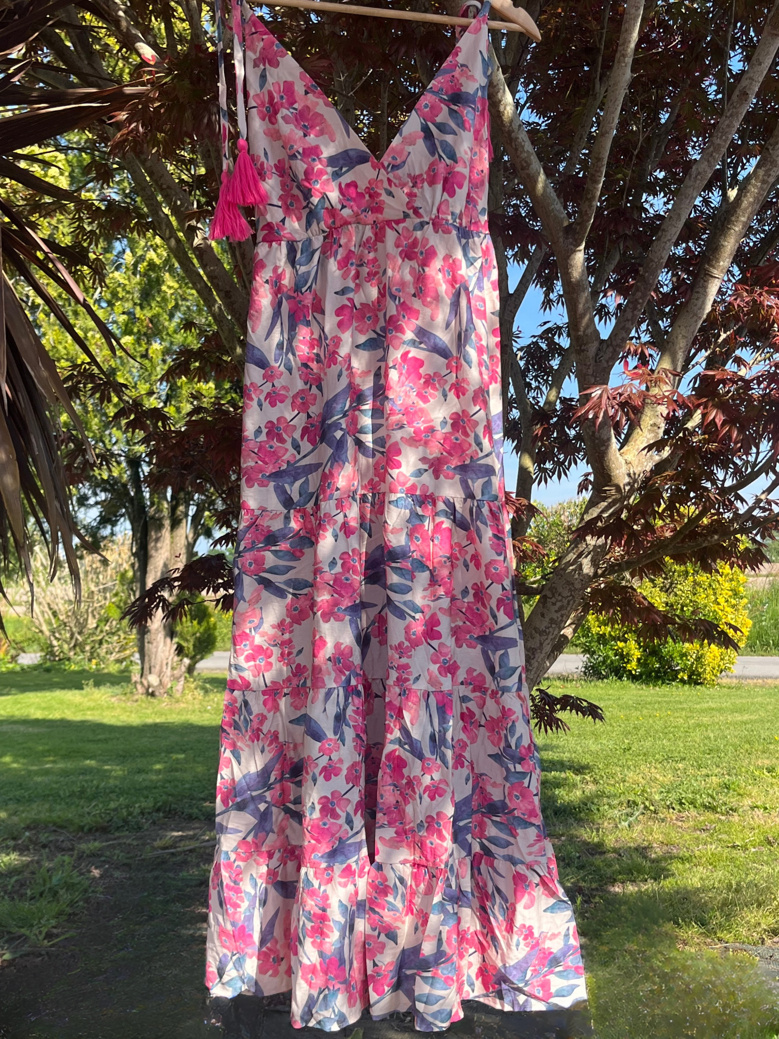 Robe longue imprimée bohème