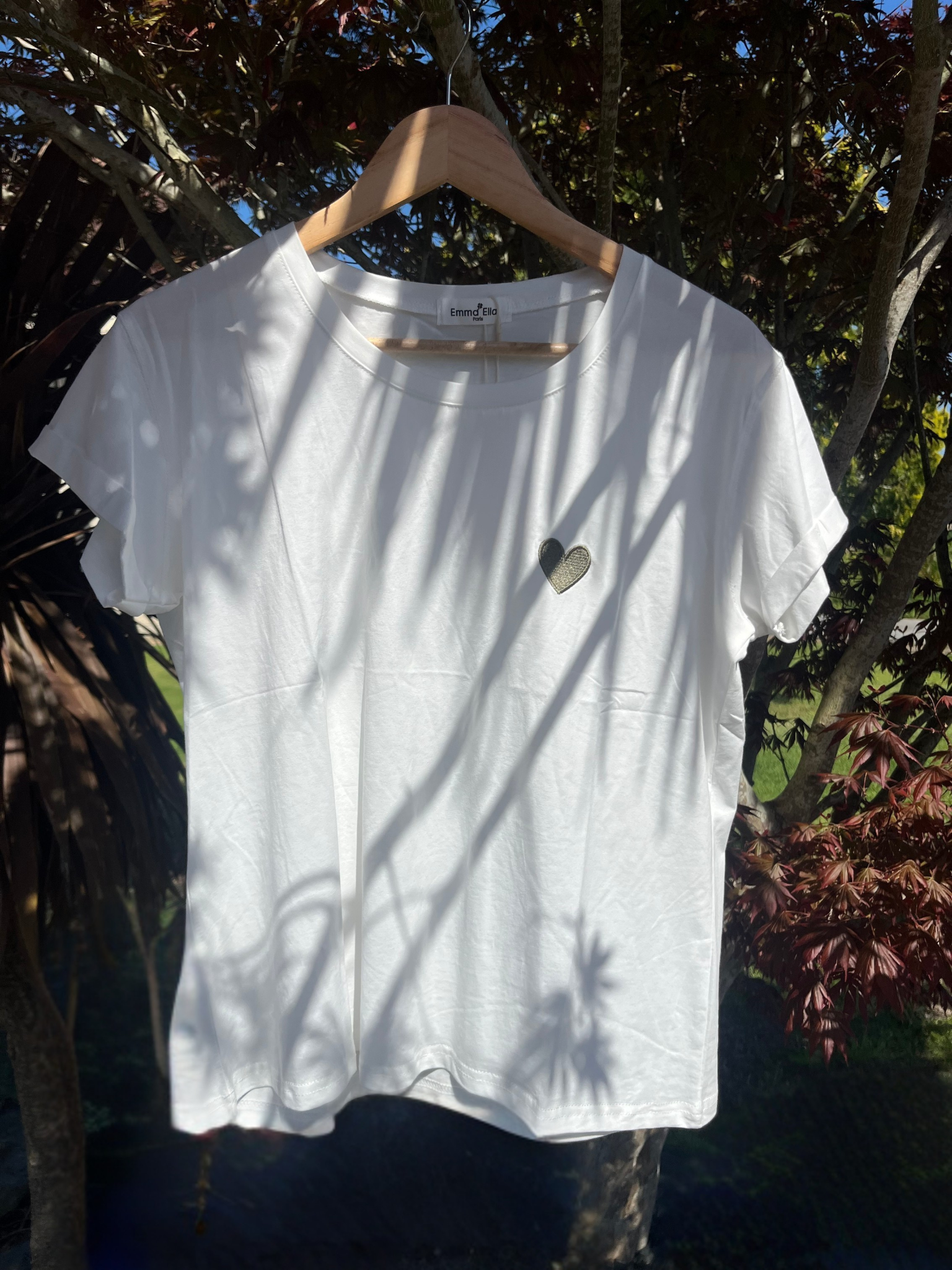 T-shirt cœur de nacre