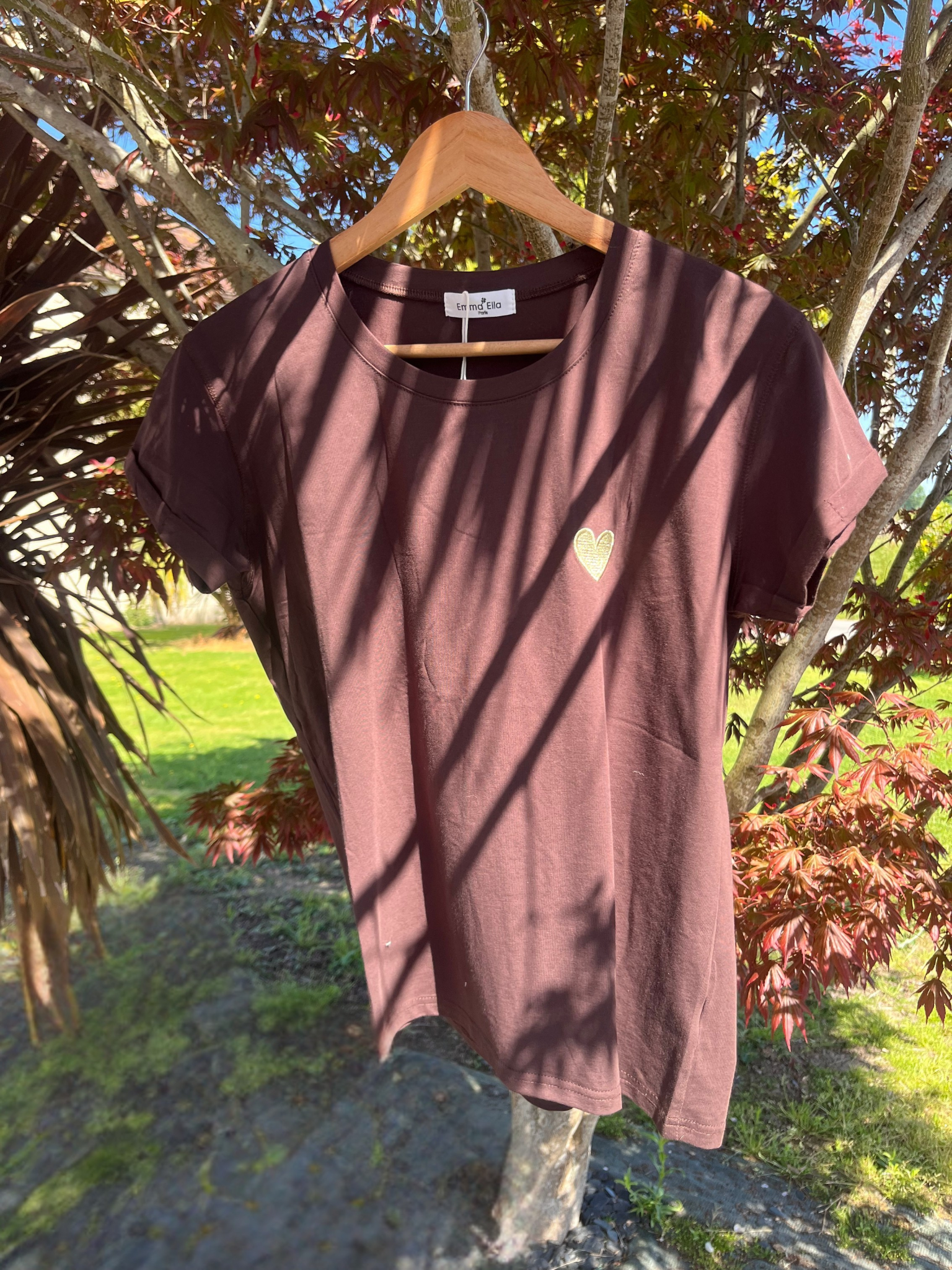 T-shirt cœur de nacre