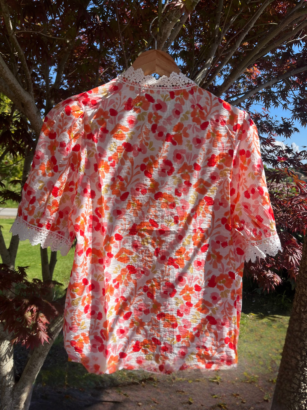 T-shirt rouge écarlate