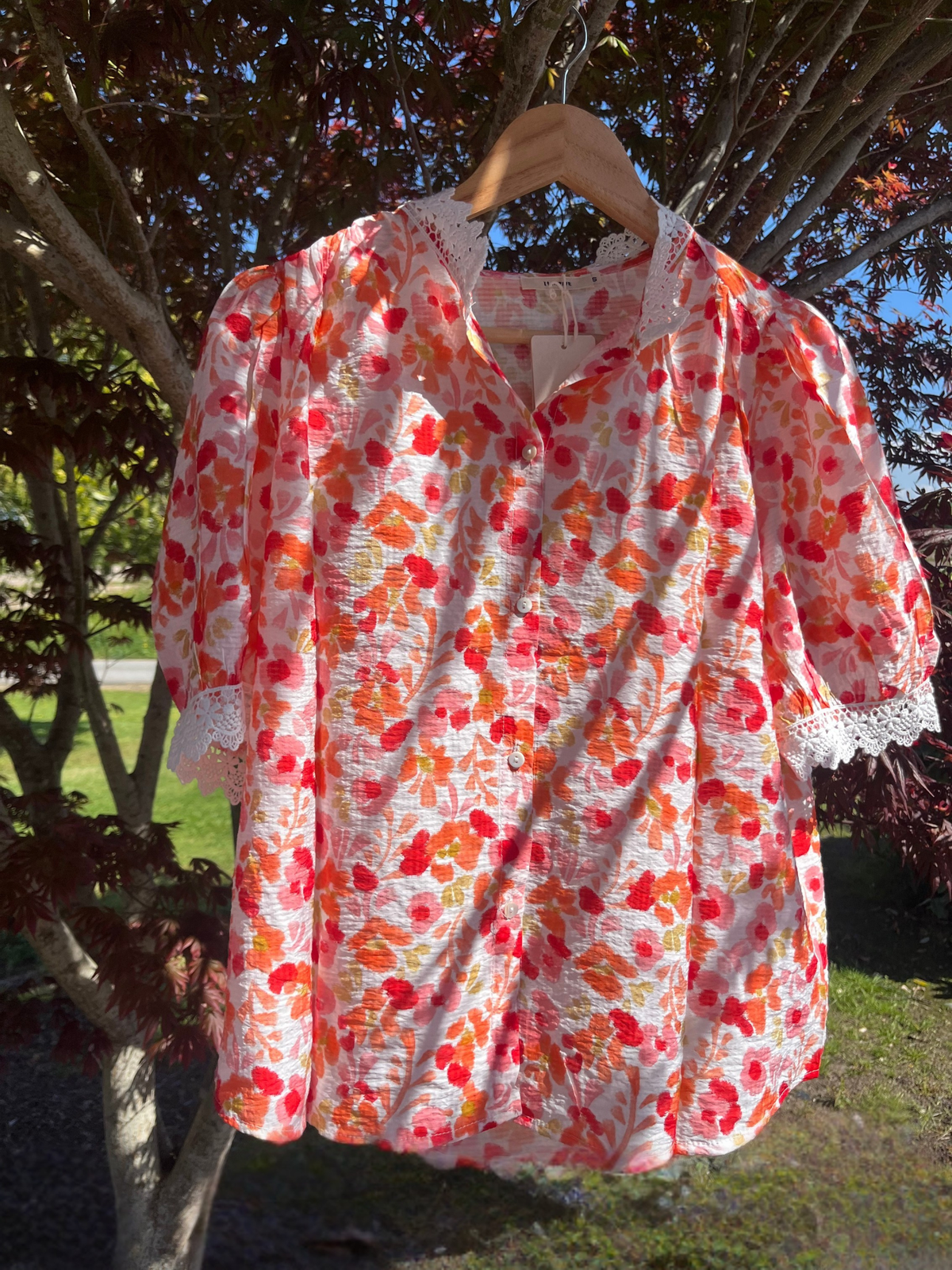 T-shirt rouge écarlate