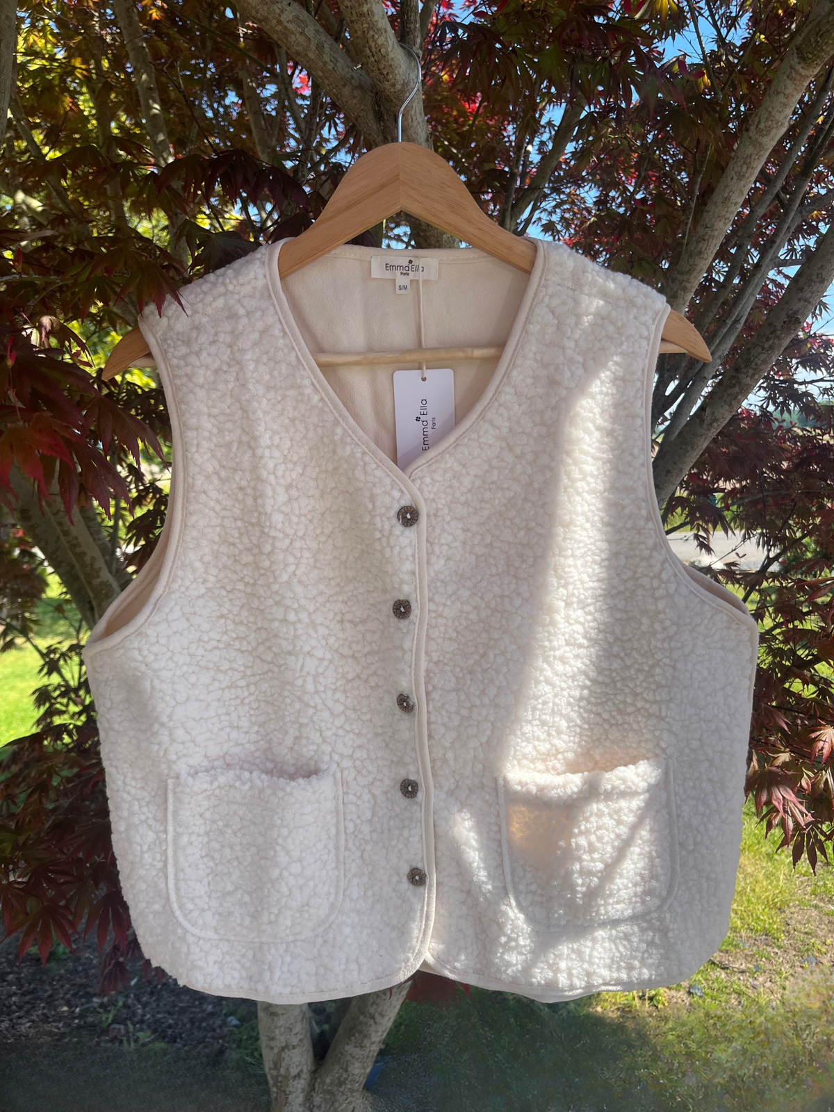 Pull sans manches douceur